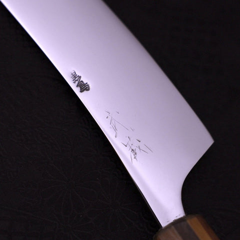 Cheese Silver Steel #3 Walnut Handle 240mm-Silver Steel #3-Japanese Handle-[Musashi]-[Japanese-Kitchen-Knives]