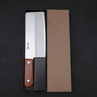 Chinese Cleaver VG-10 Damascus Cherry Handle 180mm-VG-10-Japanese Handle-Damascus-[Musashi]-[Japanese-Kitchen-Knives]