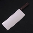 Chinese Cleaver Yasukihagane 220mm-Yasukihagane-Polished-Western Handle-[Musashi]-[Japanese-Kitchen-Knives]