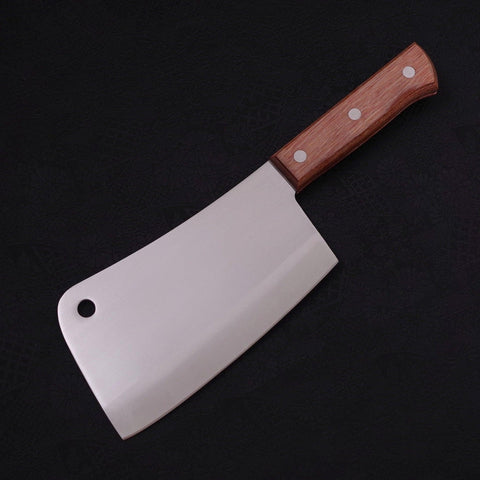 Chopper Molybdenum 170mm-Molybdenum-Polished-Western Handle-[Musashi]-[Japanese-Kitchen-Knives]