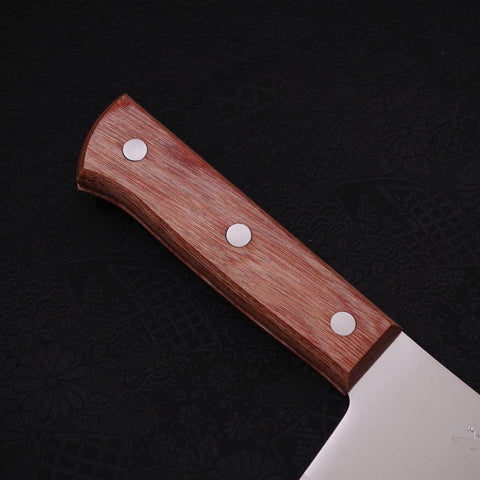 Chopper Molybdenum 170mm-Molybdenum-Polished-Western Handle-[Musashi]-[Japanese-Kitchen-Knives]