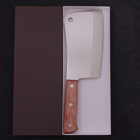 Chopper Molybdenum 170mm-Molybdenum-Polished-Western Handle-[Musashi]-[Japanese-Kitchen-Knives]