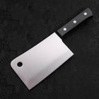 Chopper Molybdenum Polished Black Handle 150mm-Molybdenum-Polished-Western Handle-[Musashi]-[Japanese-Kitchen-Knives]