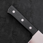 Chopper Molybdenum Polished Black Handle 150mm-Molybdenum-Polished-Western Handle-[Musashi]-[Japanese-Kitchen-Knives]