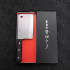 Chopper Molybdenum Polished Black Handle 150mm-Molybdenum-Polished-Western Handle-[Musashi]-[Japanese-Kitchen-Knives]