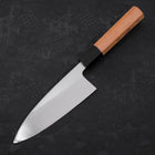 Deba AUS-10 Polished Buffalo Teak Handle 150mm-AUS-10-Polished-Japanese Handle-[Musashi]-[Japanese-Kitchen-Knives]