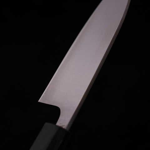 Deba AUS-8 Polished Dark Blue Urushi Handle 120mm-AUS-8-Polished-Japanese Handle-[Musashi]-[Japanese-Kitchen-Knives]