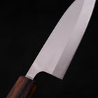 Deba AUS-8 Polished Sumi Urushi Handle 120mm-AUS-8-Polished-Japanese Handle-[Musashi]-[Japanese-Kitchen-Knives]