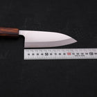 Deba AUS-8 Polished Sumi Urushi Handle 120mm-AUS-8-Polished-Japanese Handle-[Musashi]-[Japanese-Kitchen-Knives]