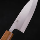 Deba AUS-8 Polished Yaki-Urushi Handle 120mm-AUS-8-Polished-Japanese Handle-[Musashi]-[Japanese-Kitchen-Knives]