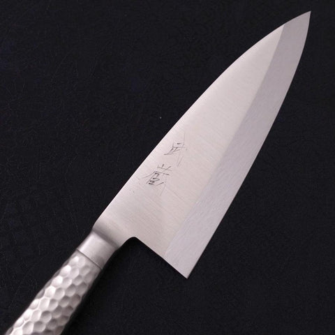 Deba All-Stainless Pure-Molybdenum 135mm-Molybdenum-Polished-Western Handle-[Musashi]-[Japanese-Kitchen-Knives]