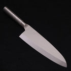 Deba All-Stainless Pure-Molybdenum 210mm-Molybdenum-Polished-Western Handle-[Musashi]-[Japanese-Kitchen-Knives]