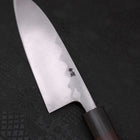 Deba Blue steel #2 Damascus Shitan Handle 150mm-Blue steel #2-Damascus-Japanese Handle-[Musashi]-[Japanese-Kitchen-Knives]