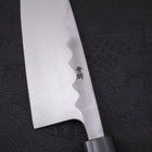 Deba Blue steel #2 Damascus Shitan Handle 165mm-Blue steel #2-Damascus-Japanese Handle-[Musashi]-[Japanese-Kitchen-Knives]