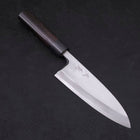 Deba Blue steel #2 Damascus Shitan Handle 165mm-Blue steel #2-Damascus-Japanese Handle-[Musashi]-[Japanese-Kitchen-Knives]