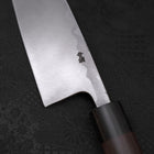 Deba Blue steel #2 Damascus Shitan Handle 180mm-Blue steel #2-Damascus-Japanese Handle-[Musashi]-[Japanese-Kitchen-Knives]