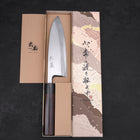 Deba Blue steel #2 Damascus Shitan Handle 180mm-Blue steel #2-Damascus-Japanese Handle-[Musashi]-[Japanese-Kitchen-Knives]