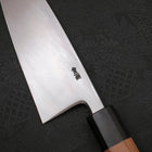 Deba Blue steel #2 Kasumi Walnut Handle 195mm-Blue steel #2-Kasumi-Japanese Handle-[Musashi]-[Japanese-Kitchen-Knives]