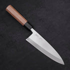 Deba Blue steel #2 Kasumi Walnut Handle 195mm-Blue steel #2-Kasumi-Japanese Handle-[Musashi]-[Japanese-Kitchen-Knives]