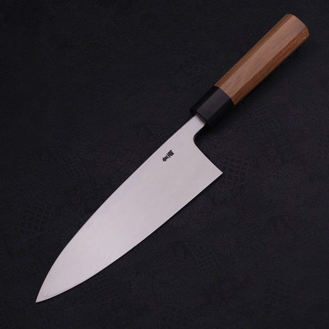 Deba Blue steel #2 Kasumi Walnut Handle 210mm-Blue steel #2-Kasumi-Japanese Handle-[Musashi]-[Japanese-Kitchen-Knives]