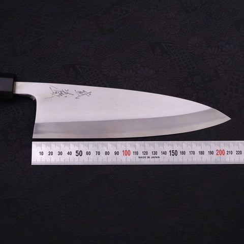 Deba Blue steel #2 Kasumi Walnut Handle 210mm-Blue steel #2-Kasumi-Japanese Handle-[Musashi]-[Japanese-Kitchen-Knives]