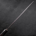 Deba Blue steel #2 Kurouchi Buffalo Ebony Handle 300mm - Thick-Blue steel #2-Kurouchi-Japanese Handle-[Musashi]-[Japanese-Kitchen-Knives]