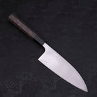 Deba Left Hand AUS-10 Polished Buffalo Wenge Handle 165mm-AUS-10-Polished-Japanese Handle-[Musashi]-[Japanese-Kitchen-Knives]