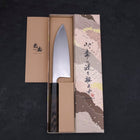 Deba Left Hand AUS-10 Polished Buffalo Wenge Handle 165mm-AUS-10-Polished-Japanese Handle-[Musashi]-[Japanese-Kitchen-Knives]