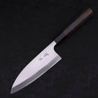 Deba Left Hand AUS-10 Polished Buffalo Wenge Handle 165mm-AUS-10-Polished-Japanese Handle-[Musashi]-[Japanese-Kitchen-Knives]