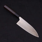 Deba Left Hand Silver Steel #3 Kasumi Buffalo Ebony Handle 165mm-Silver steel #3-Polished-Japanese Handle-[Musashi]-[Japanese-Kitchen-Knives]