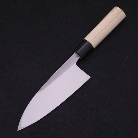 Deba SK Steel Kasumi Magnolia Handle 150mm-SK-Kasumi-Japanese Handle-[Musashi]-[Japanese-Kitchen-Knives]