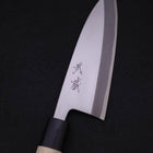 Deba SK Steel Kasumi Magnolia Handle 150mm-SK-Kasumi-Japanese Handle-[Musashi]-[Japanese-Kitchen-Knives]