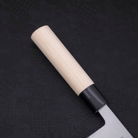 Deba SK Steel Kasumi Magnolia Handle 180mm-SK-Kasumi-Japanese Handle-[Musashi]-[Japanese-Kitchen-Knives]