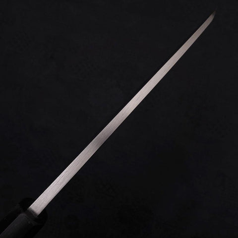 Deba Silver Steel #3 Kasumi Buffalo Ebony Handle 180mm-Silver steel #3-Polished-Japanese Handle-[Musashi]-[Japanese-Kitchen-Knives]