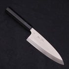 Deba Silver Steel #3 Kasumi Buffalo Ebony Handle 180mm-Silver steel #3-Polished-Japanese Handle-[Musashi]-[Japanese-Kitchen-Knives]