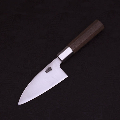 Deba Silver Steel #3 Walnut Handle 105mm-Silver Steel #3-Japanese Handle-[Musashi]-[Japanese-Kitchen-Knives]