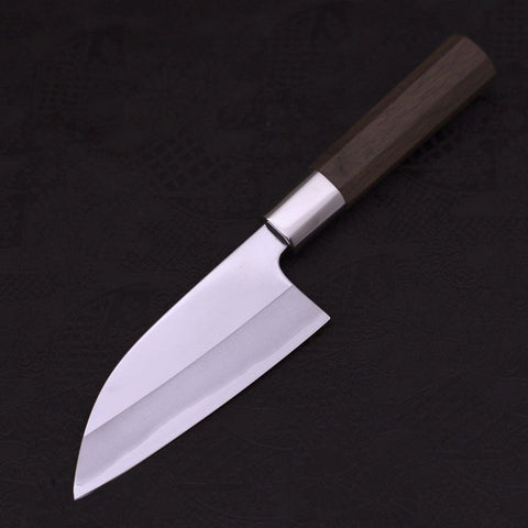 Deba Silver Steel #3 Walnut Handle 120mm-Silver Steel #3-Japanese Handle-[Musashi]-[Japanese-Kitchen-Knives]