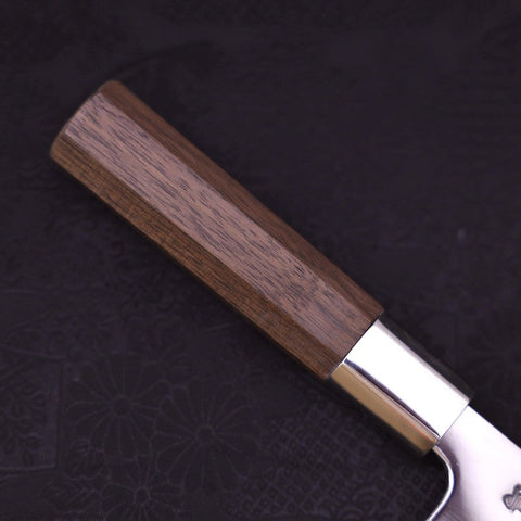 Deba Silver Steel #3 Walnut Handle 120mm-Silver Steel #3-Japanese Handle-[Musashi]-[Japanese-Kitchen-Knives]