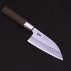 Deba Silver Steel #3 Walnut Handle 120mm-Silver Steel #3-Japanese Handle-[Musashi]-[Japanese-Kitchen-Knives]