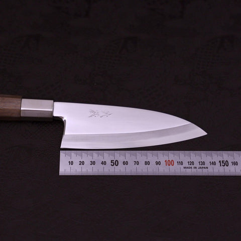 Deba Silver Steel #3 Walnut Handle 135mm-Silver Steel #3-Japanese Handle-[Musashi]-[Japanese-Kitchen-Knives]