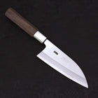 Deba Silver Steel #3 Walnut Handle 150mm-Silver Steel #3-Japanese Handle-[Musashi]-[Japanese-Kitchen-Knives]