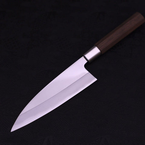 Deba Silver Steel #3 Walnut Handle 180mm-Silver Steel #3-Japanese Handle-[Musashi]-[Japanese-Kitchen-Knives]