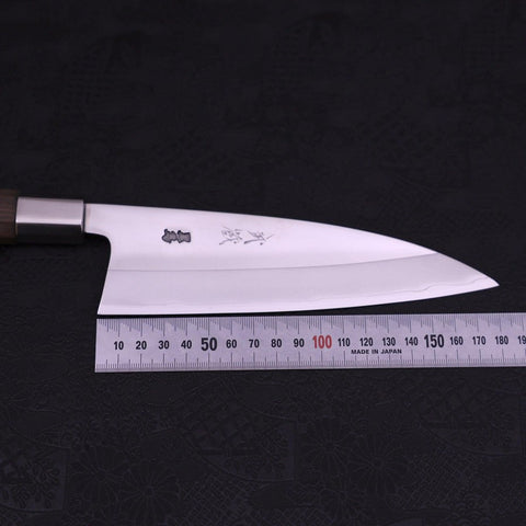 Deba Silver Steel #3 Walnut Handle 180mm-Silver Steel #3-Japanese Handle-[Musashi]-[Japanese-Kitchen-Knives]