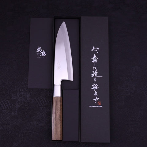 Deba Silver Steel #3 Walnut Handle 180mm-Silver Steel #3-Japanese Handle-[Musashi]-[Japanese-Kitchen-Knives]