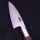 Deba Silver Steel #3 Walnut Handle 90mm-Silver Steel #3-Japanese Handle-[Musashi]-[Japanese-Kitchen-Knives]