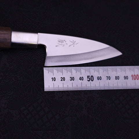 Deba Silver Steel #3 Walnut Handle 90mm-Silver Steel #3-Japanese Handle-[Musashi]-[Japanese-Kitchen-Knives]