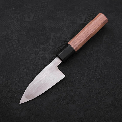 Deba VG-10 Nashiji Walnut Handle 90mm-VG-10-Nashiji-Japanese Handle-[Musashi]-[Japanese-Kitchen-Knives]