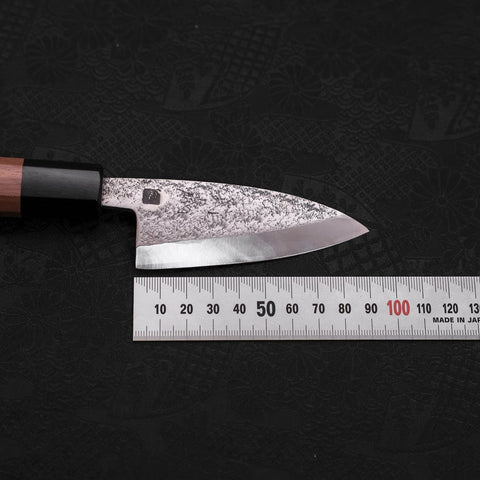 Deba VG-10 Nashiji Walnut Handle 90mm-VG-10-Nashiji-Japanese Handle-[Musashi]-[Japanese-Kitchen-Knives]