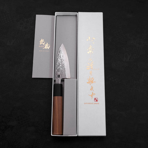 Deba VG-10 Nashiji Walnut Handle 90mm-VG-10-Nashiji-Japanese Handle-[Musashi]-[Japanese-Kitchen-Knives]