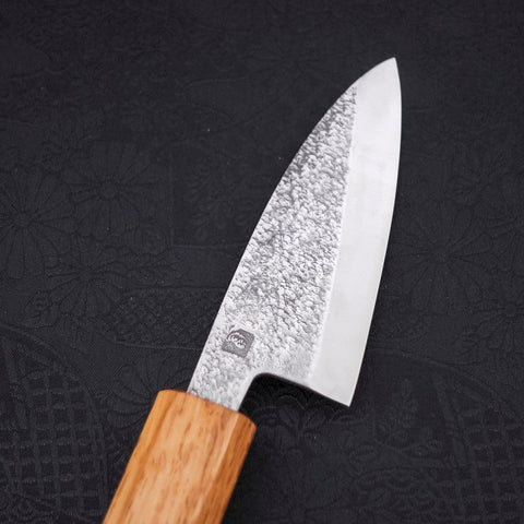 Deba VG-10 Nashiji Yaki-Urushi Handle 90mm-VG-10-Nashiji-Japanese Handle-[Musashi]-[Japanese-Kitchen-Knives]